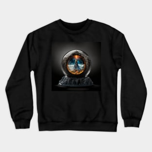 The Mountain in the Snow Globe - I Crewneck Sweatshirt